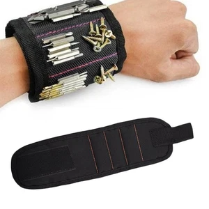 Magnetic Tool Bag Wrist Belt For Woodworking Holding Screws Nails Brand New - Picture 1 of 12