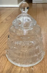 William Yeoward Crystal Buzzy Covered Honey Jar - Picture 1 of 3