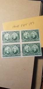 1927 Canada 12 Cents Mint MNH SC#147 Green Laurier Macdonald Block 4. - Picture 1 of 2