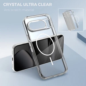 For Google Pixel 10 XL 10 Pro 9A ShockProof Hybrid Magnetic Clear Case Cover - Picture 1 of 17