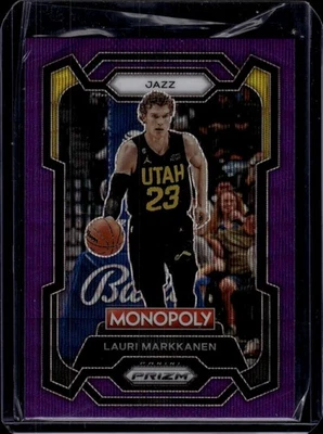 2023-24 Panini Prizm Monopoly Purple #85 Lauri Markkanen Utah Jazz - Image 1 of 2