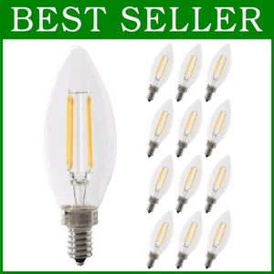 LED Candelabra Light Bulb, 100W Equivalent, Dimmab - Picture 1 of 10