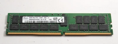 Hynix 32GB DDR4-2400T ECC REG DIMM Server Memory HMA84GR7AFR4N-UH - Image 1 of 3