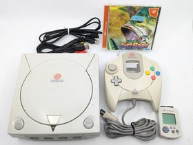 SEGA Dreamcast HKT-3000 Console NTSC-J Japan Tested w/ Get Bass VMU