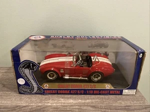 NEW SEALED Shelby Cobra 427 S/C Red White Stripe - Shelby Collectibles -1:18 - Picture 1 of 16
