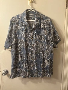 Camisa Batik Bay Para Hombre Seda Hawaiana Estampado Piña Talla Grande Lavable - Imagen 1 de 10