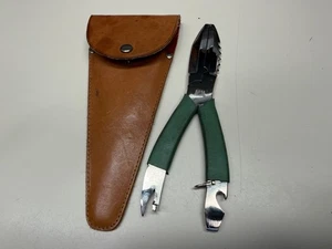 DBGM FISHING SHEARS / SCISSORS WESTERN GERMANY 1701 416 SOLINGEN W/ STOW POUCH - Picture 1 of 8