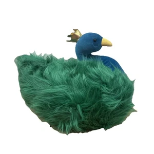 Jellycat Fluffy Fancies Peacock Crown Plush Stuffed Animal 16" Long Retired - Picture 1 of 14