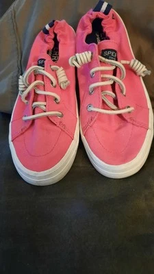 Sperry Since 1935- STS99364-Crest Ebb Raspberry Woman Top Siders Size 6.5M - Image 1 of 4