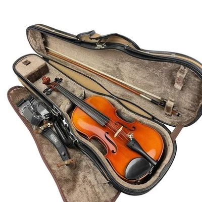 Suzuki Violin No.300 1/4 Size 1997 Rare Tiger Maple Top Beginner Model - Image 1 of 4