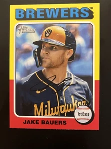 2024 Topps Heritage High Number - Jake Bauers #539 Chrome /699 - Bild 1 von 1