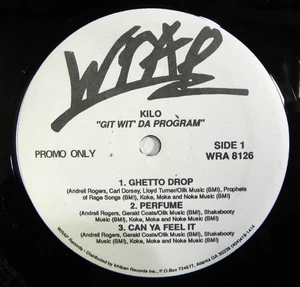 Kilo – Git Wit Da Program 1993 Wrap Records Promo WRA 8126 12" Vinyl Gangsta Rap - Picture 1 of 4