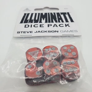 Illuminati Dice Pack Red NIB 1st Edition, 1st Print - Steve Jackson Games - Picture 1 of 5