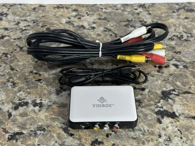 Vidbox VCDE8 Audio Video Analog To Digital Converter VHS, DVD, BETA w/ Cables - Image 1 of 4
