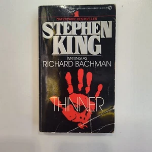 Thinner Stephen King Writing As Richard Bachman 1985 First Signet Printing - Picture 1 of 10