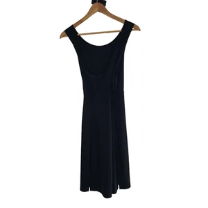 NWT Vintage Express Tricot Dress sleeveless Criss cross back black size 11/12 - Picture 1 of 7