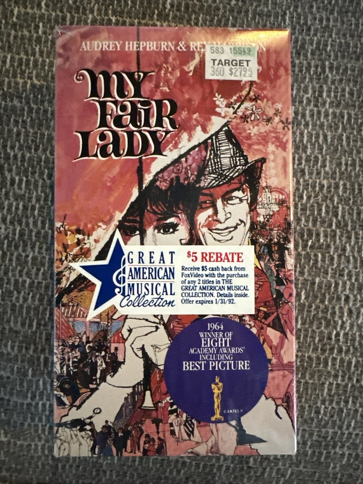 My Fair Lady VHS Audrey Hepburn, Rex Harrison - Image 1 of 4