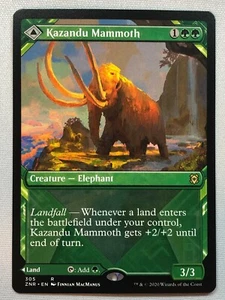 MTG Zendikar Rising Kazandu Mammoth (Showcase) 305 NM/M - Picture 1 of 2