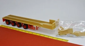 Ballast Trailer Tieflader 4-achsig beige rot wie Pieper - VK-Modelle 02481 - Bild 1 von 1