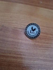 VINTAGE CLASSIC GOSFORTH GOLF CLUB GC COURSE GOLF BALL MARKER - Picture 1 of 2