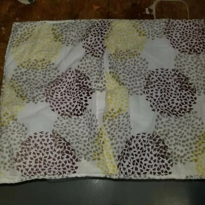 West Elm "Brown Yellow Abstract" Standard Pillow Sham  - Image 1 of 4