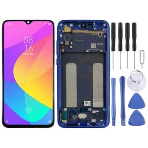 Original LCD Display für Xiaomi Mi CC9 Digitizer Full Assembly mit Rahmen (Blau) - Bild 1 von 5