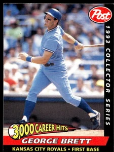1993 Post Cereal #25 George Brett Kansas City Royals EX-EXMINT - Picture 1 of 2