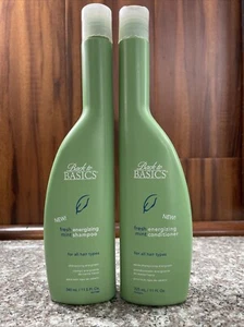 Back To Basics Fresh Energizing Mint Shampoo 11.5oz & Conditioner 11oz - Picture 1 of 3