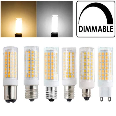 Mini Dimmable LED Corn Light Bulb G4 G9 E11 E14 E17 9W 220V SMD Chandelier Lamp - Image 1 of 4