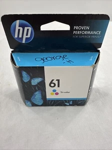 HP 61 HP61 Tri-Color Ink Cartridge Brand New Sealed Best By Date Of 06/15 - Picture 1 of 4