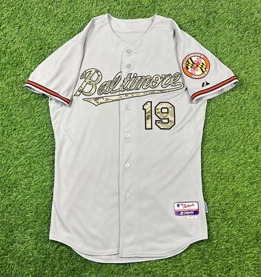 Camiseta Chris Davis Baltimore Orioles Memorial Day Majestic Auténtica MLB Talla 44 Foto 1 de 4