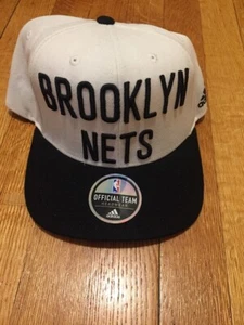 ADIDAS NBA BROOKLYN NETS ON COURT SNAPBACK CAP - Picture 1 of 6