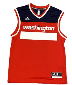 Camiseta genérica [sin nombre] en blanco de los Washington Wizards para hombre talla pequeña - Imagen 1 de 1