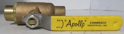 APOLLO CII 3/4" 600 PSI RATED BALL VALVE SWEAT Bronze Ball Valve Inline Conbraco - Image 1 of 4