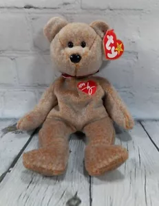 1999 Signature Bear Beanie Baby With TY Tag Error - Picture 1 of 8