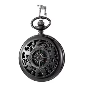 Orologio da taschino bussola bussola portatile navigazione esterna vintage bussola bronzo - Foto 1 di 15