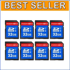 Versatile 8-Pack 32GB MLC SD Cards - Dust and Water Proof for All Devices - Picture 1 of 9