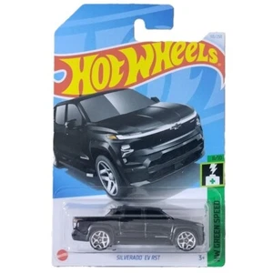 Hot Wheels Silverado EV RST Black (HW Green Speed) - Picture 1 of 2