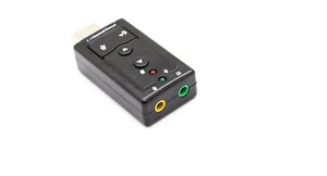 USB Sound Adapter Virtual 7.1 Surround #c708 - Zdjęcie 1 z 2