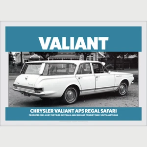Chrysler Australia Valiant estampado artístico retro - AP5 Regal Safari - póster de 4 tallas - Imagen 1 de 5