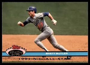 1992 Stadium Club Dome Brett Butler Los Angeles Dodgers #23 - Picture 1 of 2