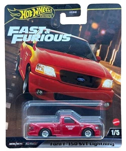 Hot Wheels Premium 2024 Fast & Furious 1/5 Red Ford F-150 SVT Lightning - Picture 1 of 7