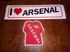 Toppa patch Arsenal + adesivo. True and original vintage from the 80s