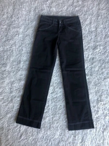 ATHLETA Pants Women's Size 4 Black Cotton Blend Adjustable Waist - Picture 1 of 9