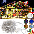 13-130FT Christmas LED Snowing Icicle Bright Party Wedding Xmas Outdoor Lights