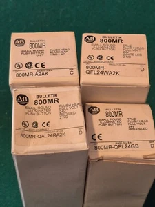 LOT OF 4 NEW ALLEN BRADLEY 800MR SERIES PUSH BUTTONS SEE DESCRIPTION - Picture 1 of 7