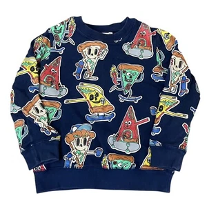 Stella McCartney Pizza Skate Skateboard Sweatshirt Kids Sz 5 Years EUC - Picture 1 of 3