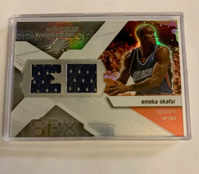 Upper Deck SPX, Winning Materials, Emeka Okafor, Bobcats, #WMI-EO, N/M Condi - Image 1 of 2