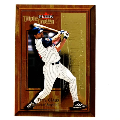 Troy Glaus 2001 Fleer Triple Corona Corona Logros #1 Anaheim Angels Foto 1 de 2