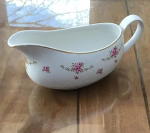 Vintage Sauce/Gravy Boat. Princess Royal Osborne. White Mist. Staffordshire - Picture 1 of 12